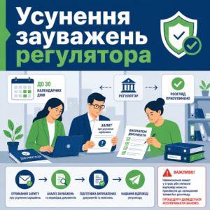 Дії у разі зупинення розгляду документів на отримання платіжної ліцензії