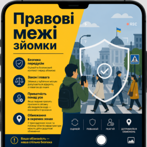Зйомка в громадських місцях під час воєнного стану та правові межі публікацій