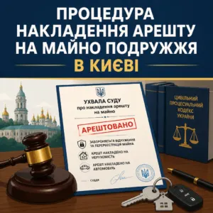 Адвокат з поділу майна у Києві накладає арешт на нерухомість та авто через суд