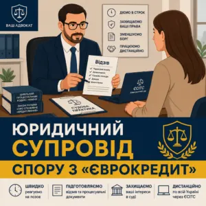 допомога адвоката коли єврокредит подали до суду