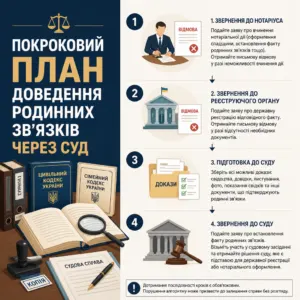 Алгоритм дій для підтвердження родинних зв'язків без документів РФ