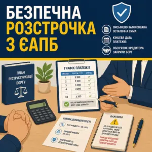 ЄАПБ розстрочка та безпечний графік платежів