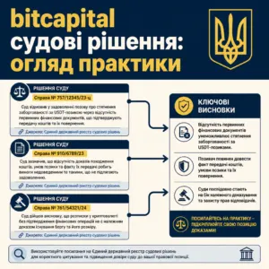 bitcapital судові рішення — огляд практики