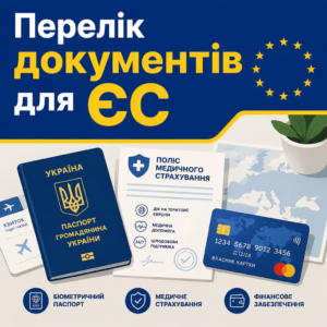 Документи для перетину кордону з ЄС за безвізом