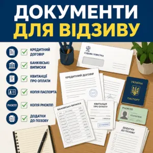 Відзив на позов Онлайн Фінанс документи для підготовки
