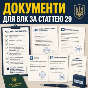 Документальні докази для статті 29 ВЛК