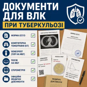 Туберкульоз ВЛК документи форма 027 о КТ GeneXpert