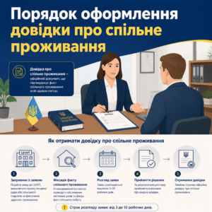 довідка про спільне проживання порядок отримання