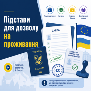 Оформлення дозволу на проживання в країнах ЄС для українців