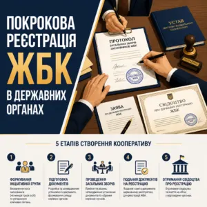 Реєстрація ЖБК та етапи створення кооперативу