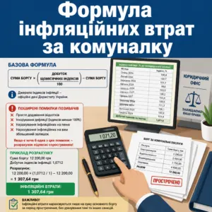 інфляційні втрати комуналка — формула та приклад розрахунку
