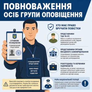 Кто уполномочен вручать повестки военнообязанным