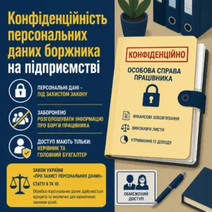 Захист персональних даних працівника при стягненні заборгованості