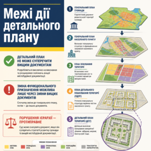 Ієрархія містобудівної документації та детальний план території населеного пункту