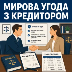 позов 1 Безпечне агентство — мирова угода та реструктуризація