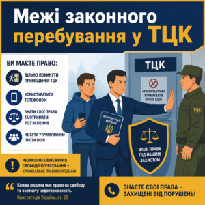Что делать в ТЦК при незаконном ограничении свободы передвижения