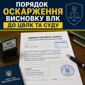 Оскарження постанови ВЛК щодо статті 53 виразкова хвороба