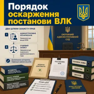 Оскарження рішення ВЛК судова та досудова практика