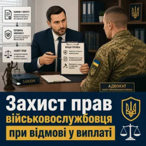Оскарження відмови у виплаті матеріальної допомоги військовому адвокат