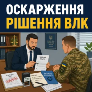 Адвокат допомагає оскаржити відмову ВЛК