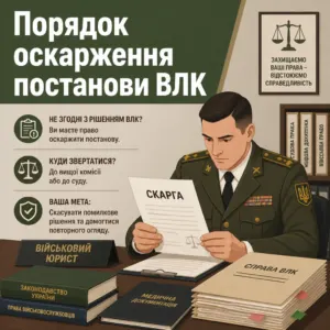 стаття 81 влк оскарження рішення комісії