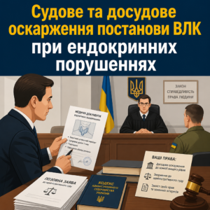 оскарження висновку ВЛК хвороби ендокринної системи судова практика