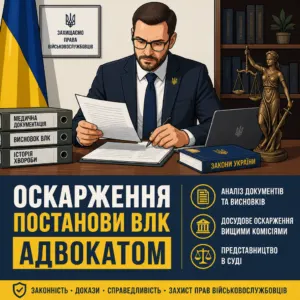 Оскарження висновку ВЛК псоріаз у вищих інстанціях та суді