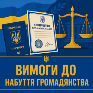 Умови набуття громадянства та натуралізація