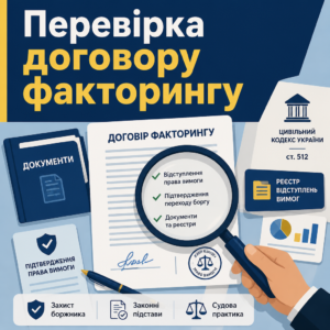 Перевірка договору факторингу Фінтраст Капітал докази вимоги