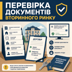 Особливості угод на вторинному ринку та юридичний аналіз договорів нерухомості