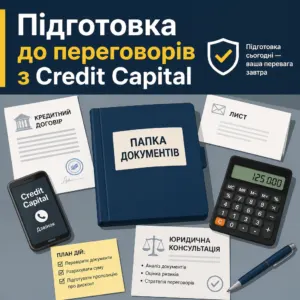 Кредит Капітал борг — документи перед переговорами