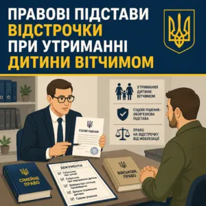 Підстави для надання відстрочки через утримання дитини вітчимом