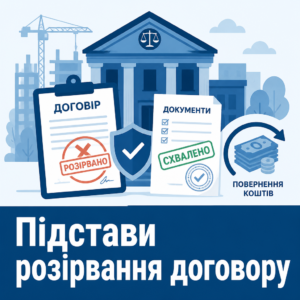 Підстави для розірвання договору із забудовником та повернення вкладених коштів