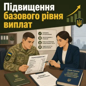 Перерахунок виплат військовим після підвищення базового рівня