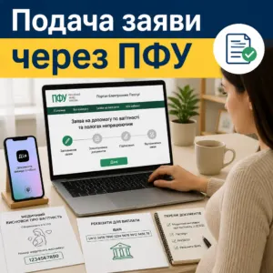Як подати заяву через ПФУ на допомогу по вагітності та пологах непрацюючим 2026