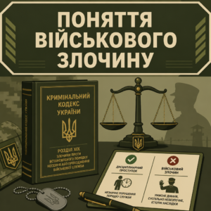 Кримінальна відповідальність військовослужбовців та поняття військового злочину