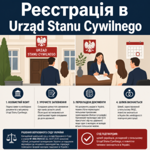 Оформление регистрации брака в Польше через местный Urząd Stanu Cywilnego