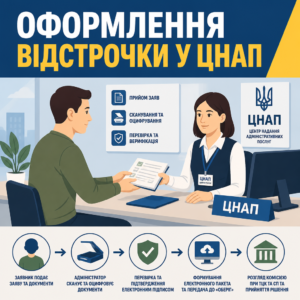 Новий порядок оформлення відстрочки від мобілізації через ЦНАП