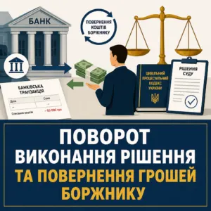 повернення стягнутих коштів повороту виконання судового рішення