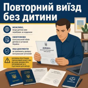 чи може батько виїхати за кордон без дитини з інвалідністю