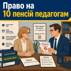 Оскарження відмови ПФУ у виплаті 10 пенсій педагогам