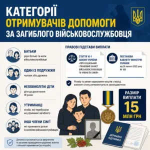 Правові підстави виплати 15 млн грн для родичів полеглого бійця