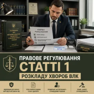 стаття 1 влк розклад хвороб наказ 402 юрконсульт