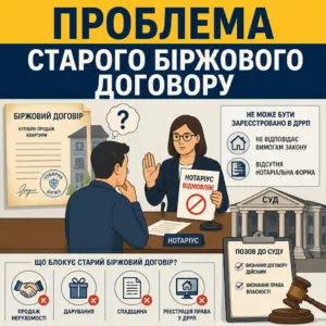 Визнання біржового договору при відмові нотаріуса