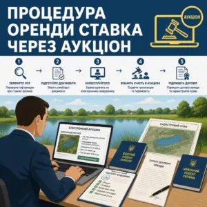 Як взяти ставок в оренду через електронний аукціон покроково