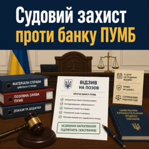 Судовий процес та списання боргу в ПУМБ через відзив на позов