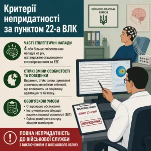 пункт 22а влк повна непридатність до військової служби
