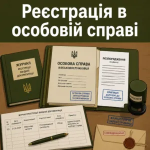 Де зберігається особова справа військовослужбовця з розпорядженням
