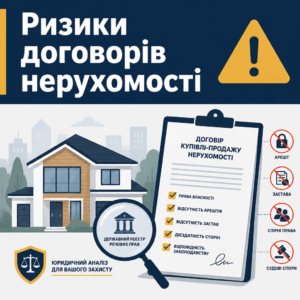 Ризики при укладенні юридичного аналізу договорів нерухомості