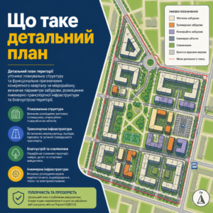Детальний план території як містобудівна документація місцевого рівня